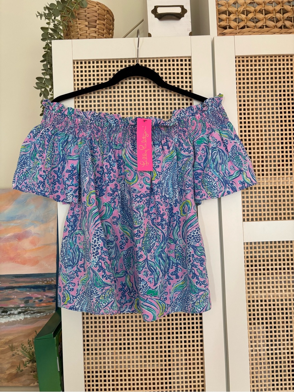 NWT Lilly Pulitzer Leanne Off the Shoulder top